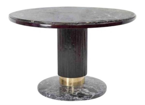 會所包間新古典創意大理石圓桌