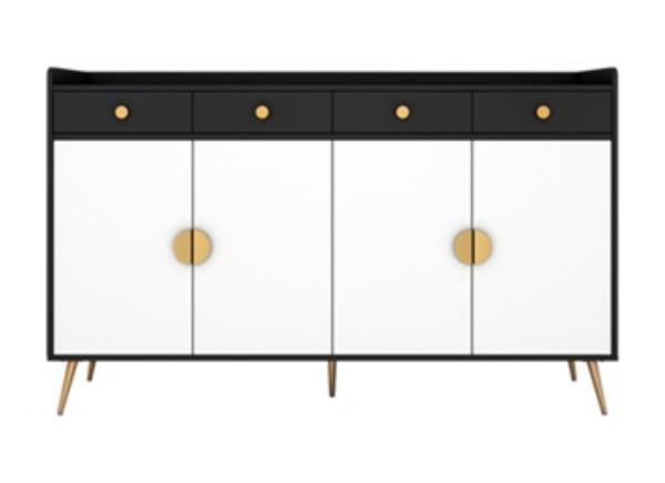 北歐風格靠墻儲物柜餐廳備餐柜家具