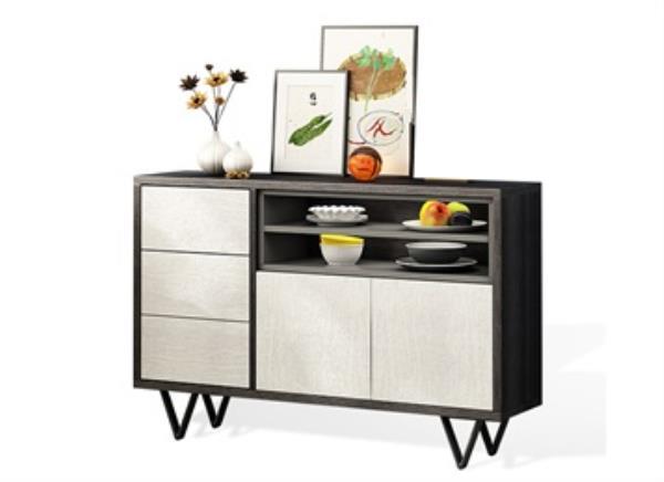 后現代簡約多功能餐廳備餐柜實木