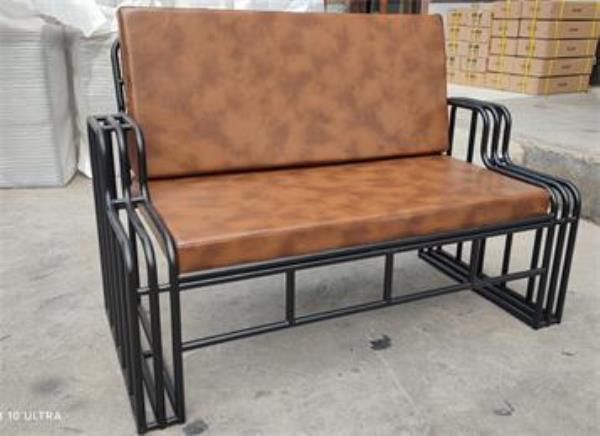 鐵藝復(fù)古酒吧沙發(fā)椅_酒吧外場卡座