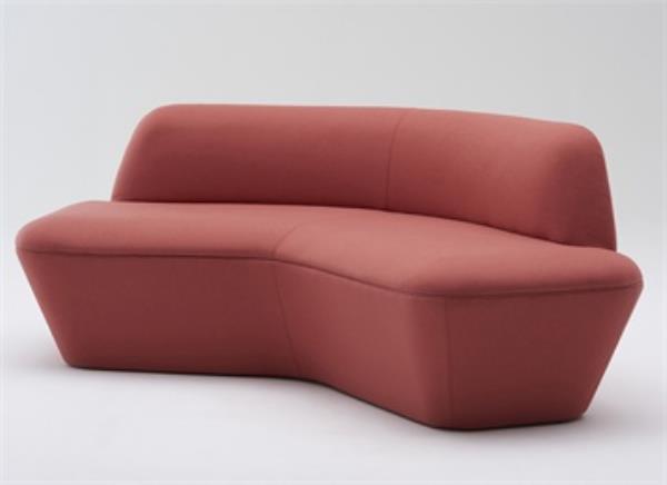 現代輕奢時尚酒吧弧形卡座沙發(fā)家具