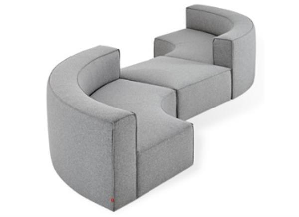 極簡風格酒吧個性幾何形沙發