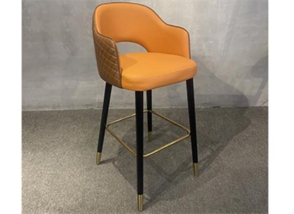 意式時尚簡約不銹鋼酒吧休閑吧椅