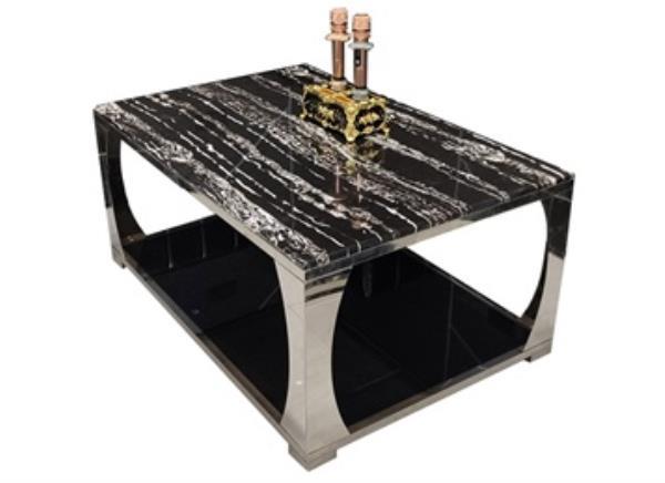 高端商務(wù)ktv現(xiàn)代簡約不銹鋼茶幾