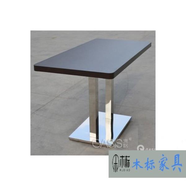 茶餐廳實木餐臺貼皮餐臺廠家批發